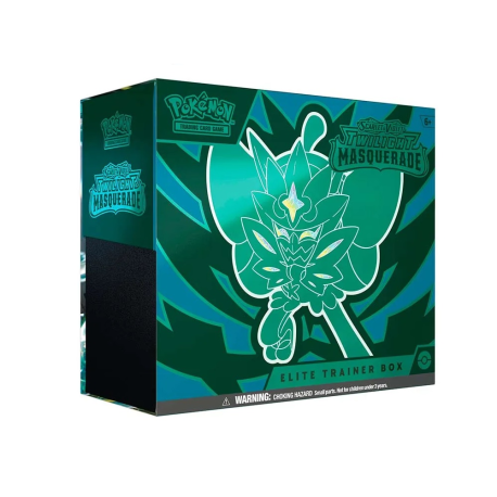 Caja de cartas Pokemon Elite Trainer Box Scarlet & Violet - Twilight Masquerade (Inglés)