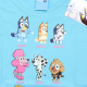 Camiseta niña Bluey azul 2 años 92cm