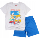 Pijama corto niño Sonic - Game Over blaco - celeste 7 años 122cm