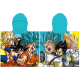 Poncho de microfibra Dragon Ball Super azul 55x55cm