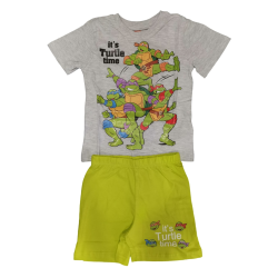 Pijama niño Tortugas Ninja gris - verde 4 años 104cm