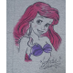 Camiseta serñora La Sirenita - Ariel gris Talla L