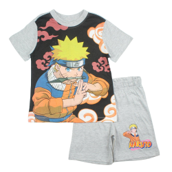 Pijama manga corta niño Naruto gris 4 años 104cm