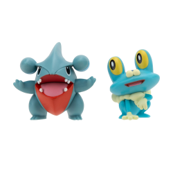 Figura Pokémon Battle - Gible y Froakie 5cm