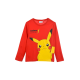 Camiseta infantil manga larga Pokemon - Pikachu roja 6 años 116cm