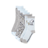 Pack de 3 calcetines niña Snoopy gris - celeste 23-26