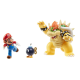 Pack de 3 figuras World of Nintendo - Mario vs. Bowser Lava Battle 6 -15 cm