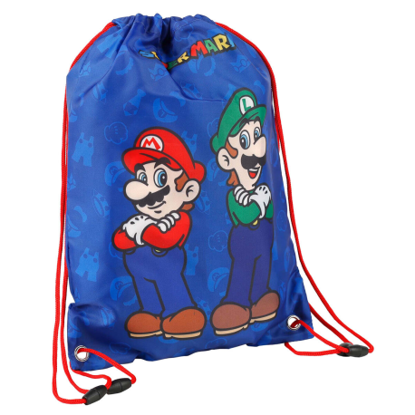 Saco mochila Super Mario Bros 40x29x1cm