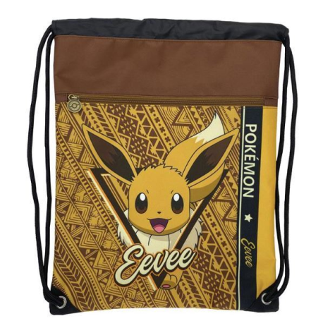 Saco mochila Pokémon - Eeve 43x33x1cm