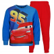 Pijama polar manga larga niño Disney - Cars azul - rojo 2 años 92cm