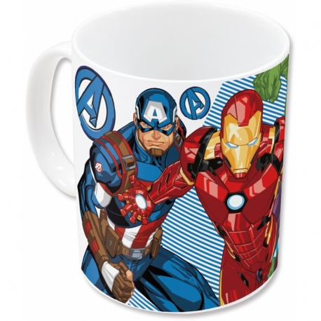 Taza cerámica Marvel - Avengers Group Blue 325ML