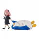 Figura Banpresto Spy X Family - Break Time Collection Anya Forger & Penguin 11CM - 12CM