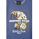 Camiseta Attack On Titan - Armored Titan azul 10 años 140cm