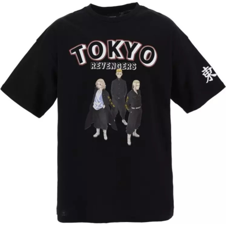 Camiseta Tokyo Revengers negra 14 años 164cm