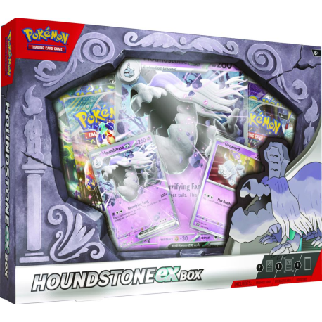 Caja de cartas Pokémon Houndstone ex Box (inglés)