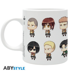 Taza cerámica Attack on Titan - All Chibis 320Ml