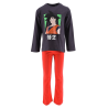 Pijama largo niño Dragon Ball - Goku gris rojo 4 años 104cm