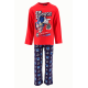 Pijama largo niño Sonic - Let's Roll rojo azul 3 años 98cm