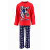 Pijama largo niño Sonic - Let's Roll rojo azul 3 años 98cm