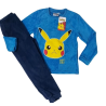 Pijama coralino largo niño Pokémon - Pikachu azul 10 años 140cm