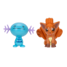 Pack de 2 Figuras Pokémon Battle - Wooper & Vulpix 5cm