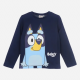 Camiseta manga larga niño Bluey azul 3 años 98cm CONFECCIONADA CON MATERIALES RECICLADOS