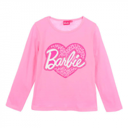 Camiseta niña manga larga Barbie rosa 4 años 104cm