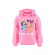 Sudadera niña Bluey rosa fucsia 4 años 104cm CONFECCIONADA CON MATERIALES RECICLADOS