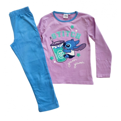 Pijama niña Disney - Stitch lila 10 años 140cm