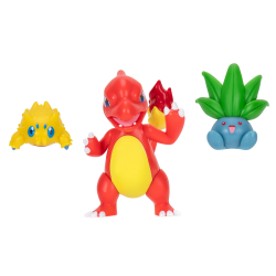 Pack de 3 Figuras Pokémon Battle - Joltik, Oddish, Charmeleon 5cm