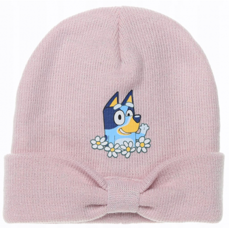 Gorro invierno Bluey rosa 52cm